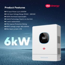 itel 6kw Inverter Hybrid 48V IP54 1Phase IPV-6K48UPRO with Wifi